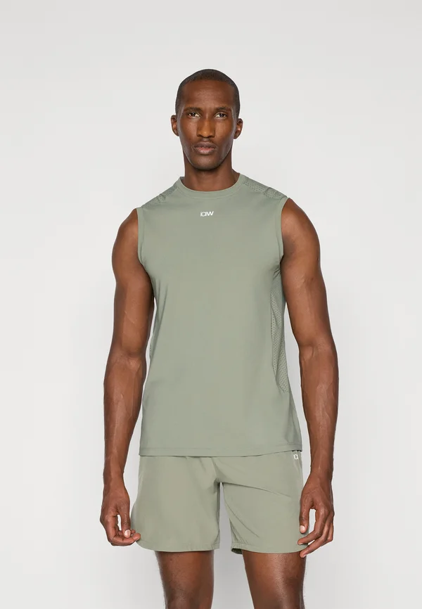 MIRAGE TANK MEN - Top - sea green