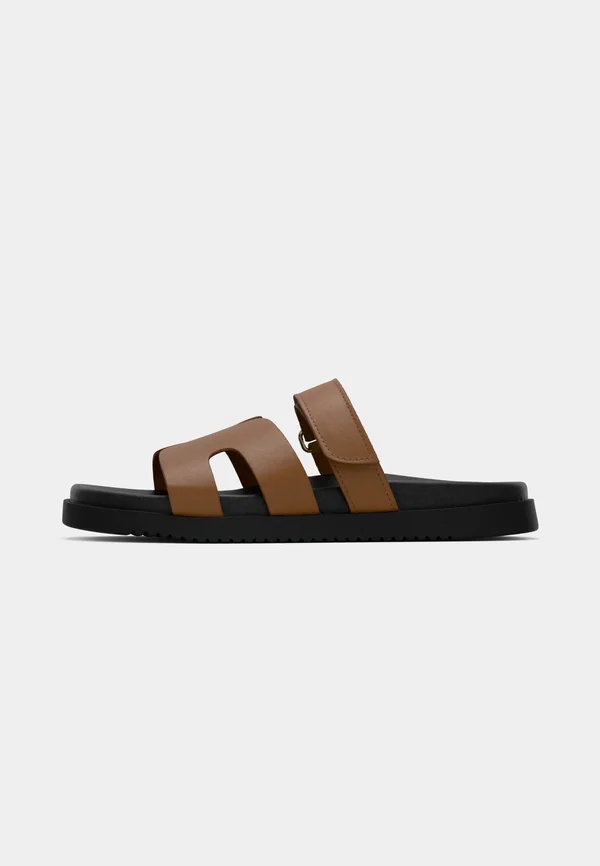 MISSILE - Pantolette flach - cognac