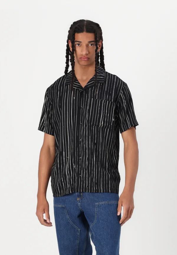 MISTOSTONE - Hemd - black/white