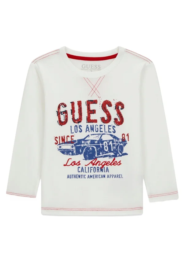 MIT AUFGEDRUCKTEM LOGO - Langarmshirt - weiß