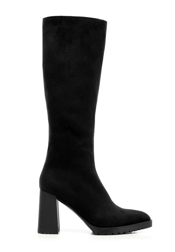 MIT BLOCKABSATZ  - High Heel Stiefel - black