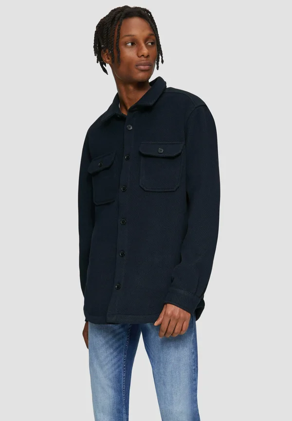 MIT BRUSTTASCHEN - Leichte Jacke - navy