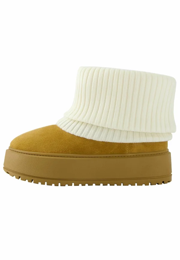 MIT FELL - Snowboot/Winterstiefel - beige