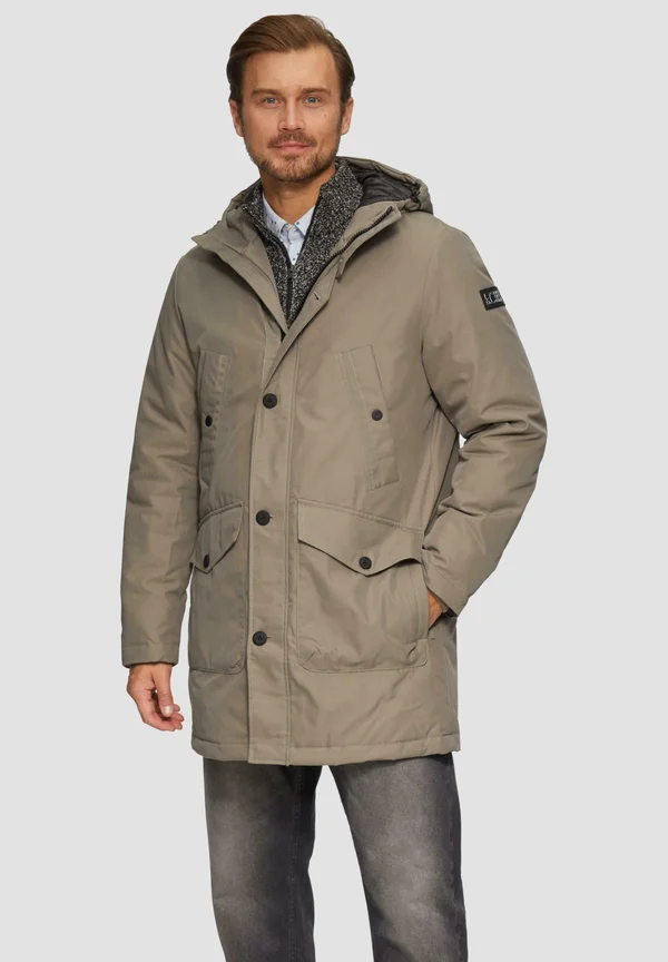 MIT KAPUZE - Parka - olivgrün
