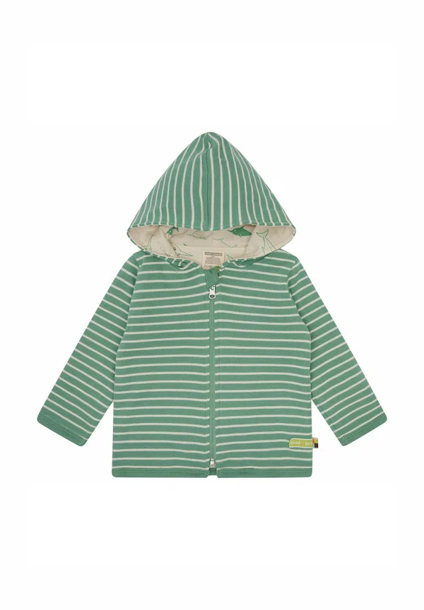 MIT KAPUZE - Strickjacke - bamboo