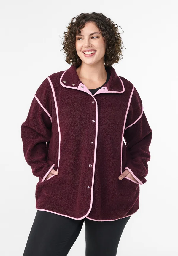 MIT KONTRASTDETAILS - Fleecejacke - winetasting