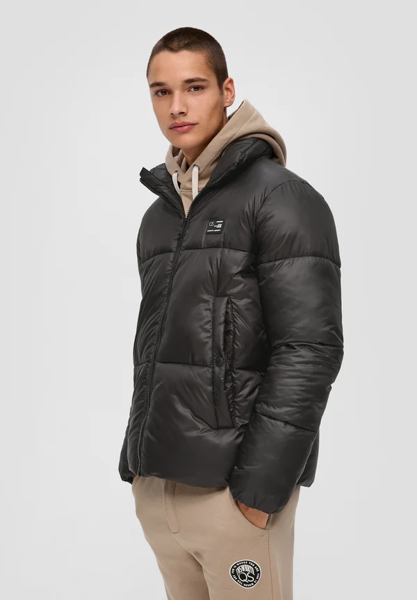 MIT LABEL PATCH - Winterjacke - schwarz