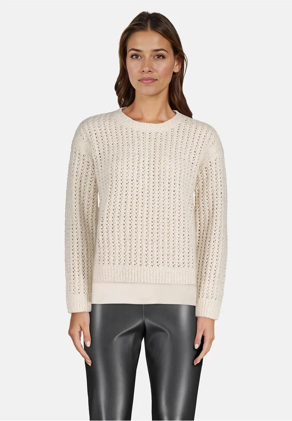 MIT LOCHMUSTER - Strickpullover - beige