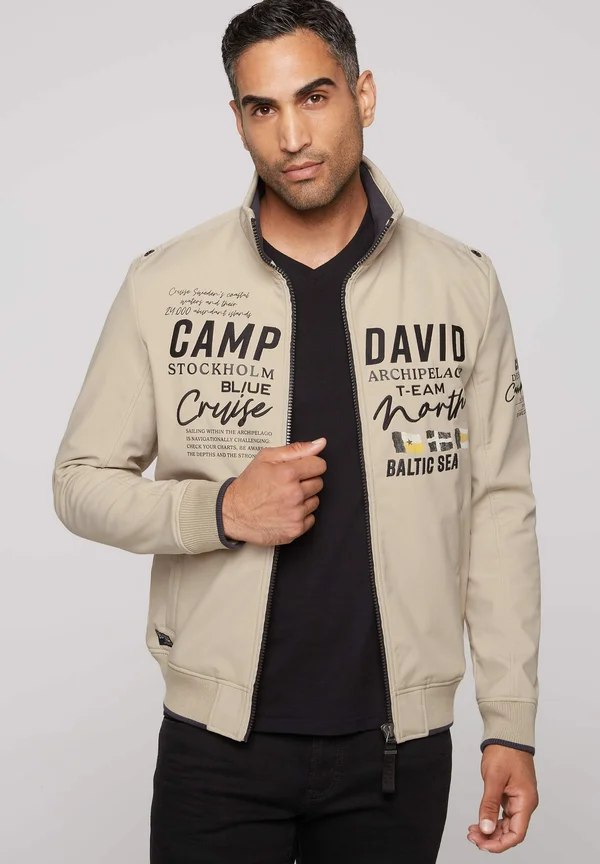 MIT LOGO ARTWORKS - Übergangsjacke - neutral beige