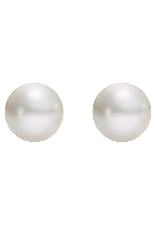 MIT PERLE - Ohrringe - white