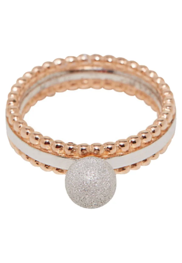 MIT PERLE - Ring - rose gold-coloured