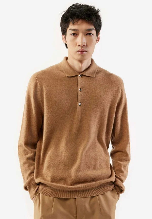 MIT POLOKRAGEN - Strickpullover - mk