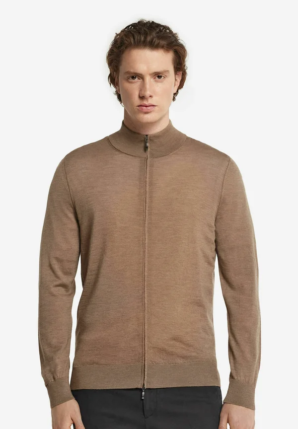 MIT REISSVERSCHLUSS ULTRALIGHT - Strickjacke - wheat blend