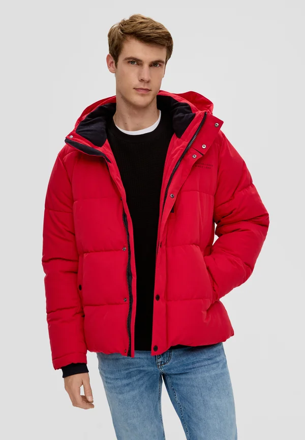 MIT SCHRIFTPRINT - Winterjacke - chilirot