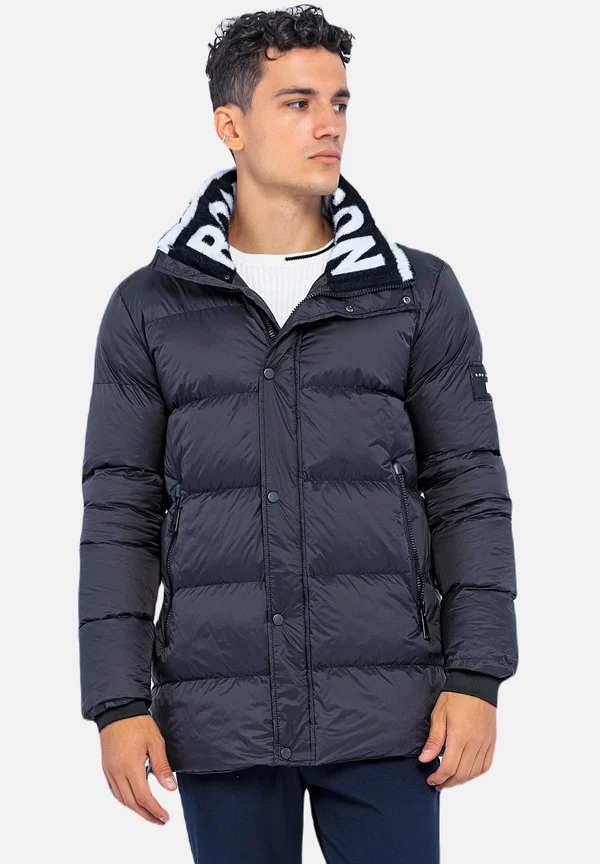 MIT SEITENTASCHEN - Winterjacke - schwarz