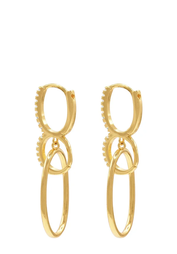 MIT STEINEN VIVIEN - Ohrringe - gold-coloured