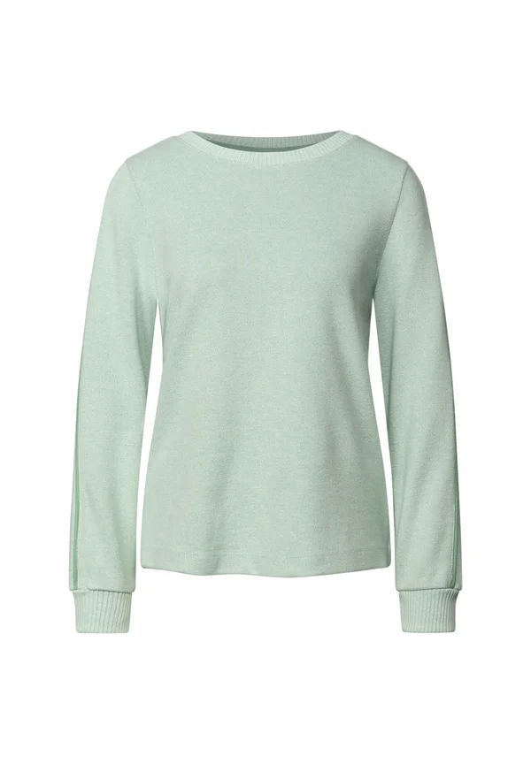 MIT TAPE DETAILS - Strickpullover - grün