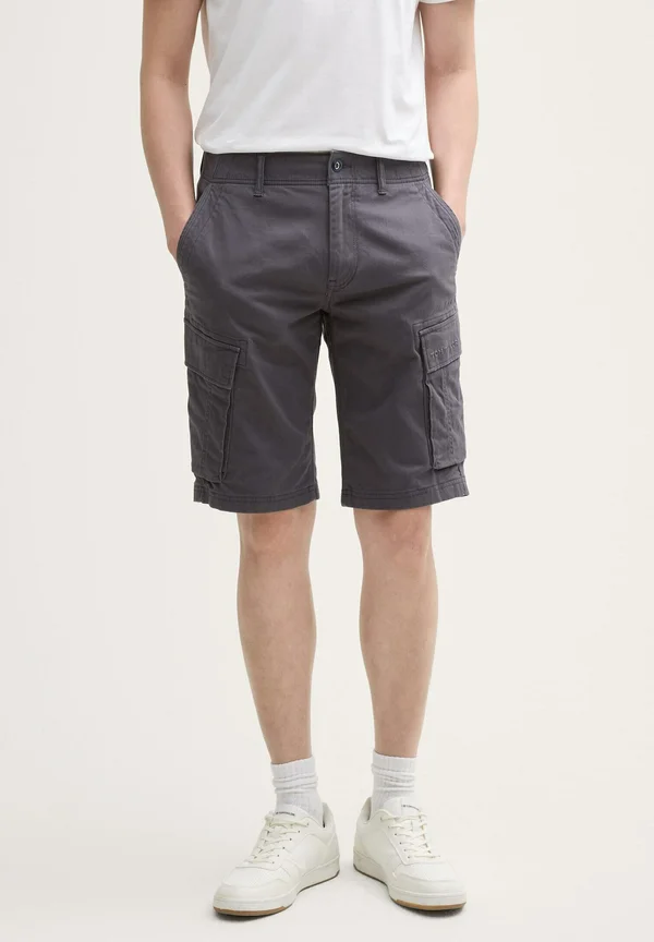 MIT TASCHEN - Shorts - tarmac grey