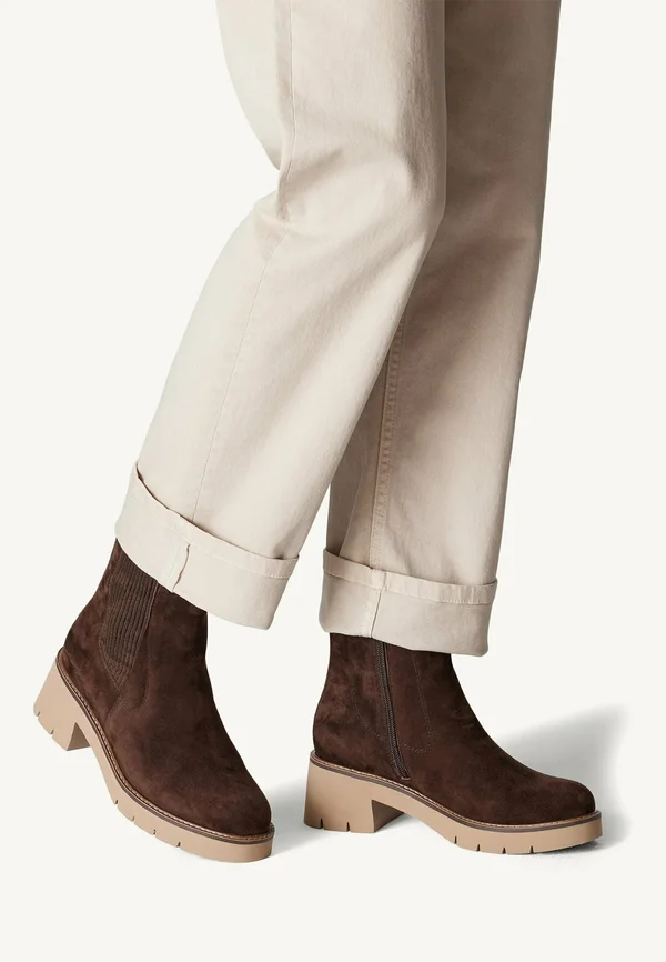 MIT TOUCH-IT - Plateaustiefelette - mocca