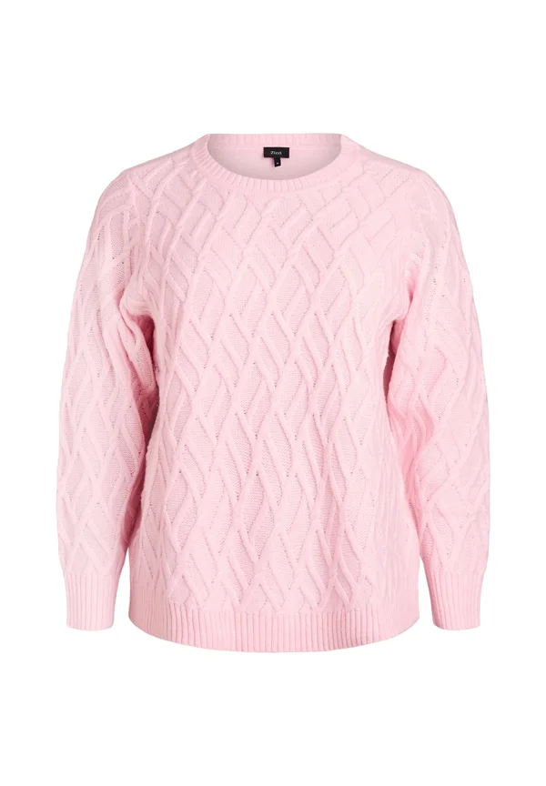 MIT ZOPFMUSTER UND RUNDHALSAUSSCHNITT - Strickpullover - fairy tale