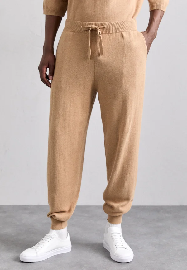 MIX BLEND PLAIN - Jogginghose - raffia