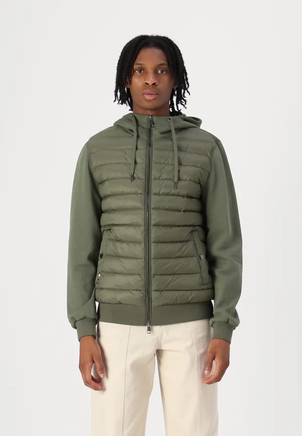 MIX MEDIA HOODIE - Übergangsjacke - battle green