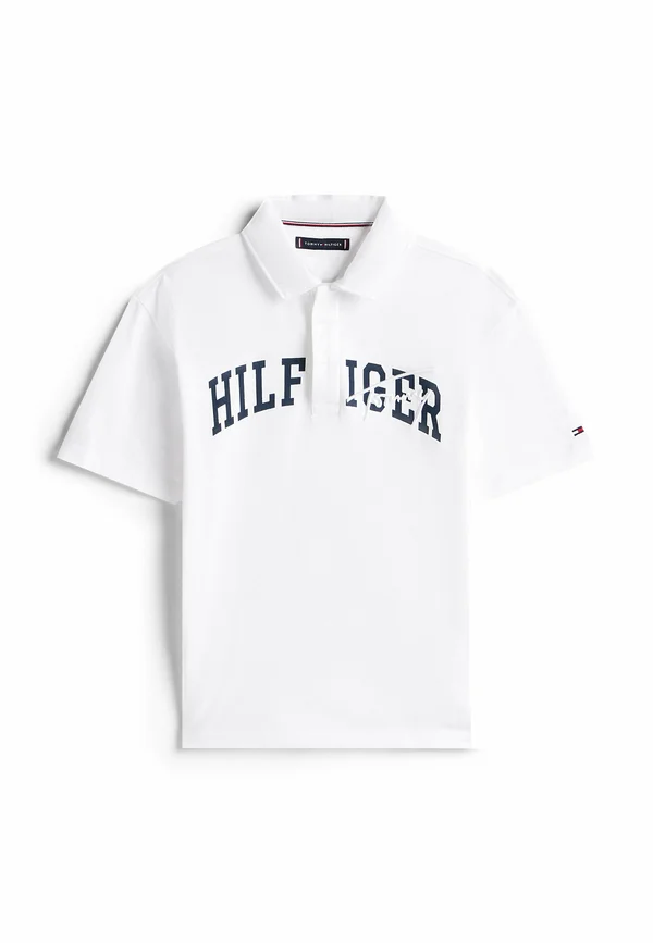MIXED LOGO REGULAR FIT - Poloshirt - white