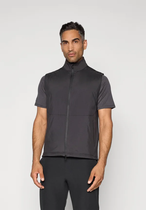 MIXED MEDIA VEST - Weste - caviar