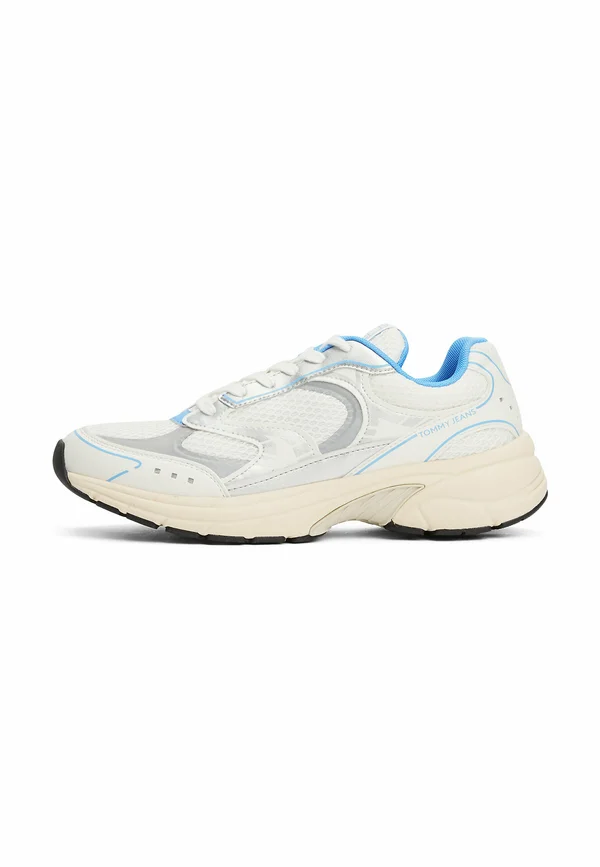 MIXED TEXTURE ARCHIVE RUNNER  - Sneaker low - ecru copenhagen blue
