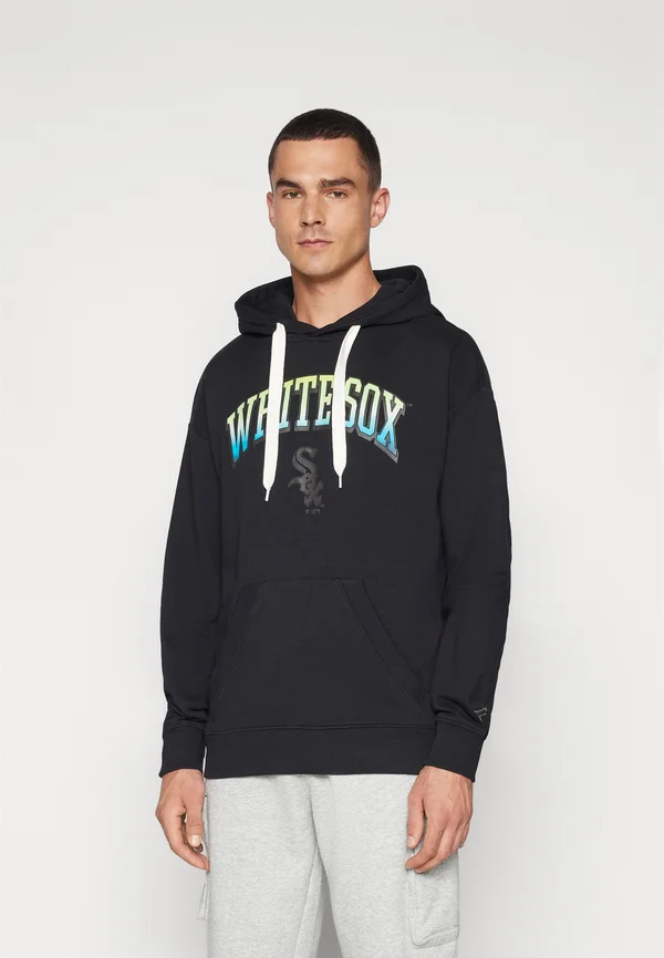 MLB CHICAGO WHITE SOX GRADIENT PULLOVER HOODIE - Kapuzenpullover - black/signature off white