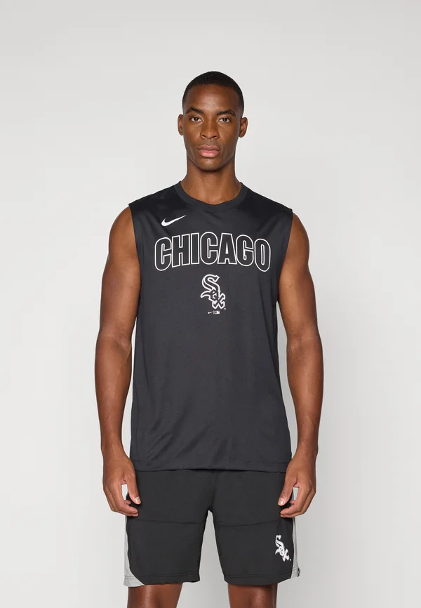 MLB CHICAGO WHITE SOX KNOCKOUT MUSCLE TANK - Top - black