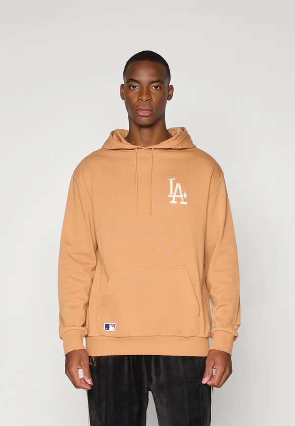 MLB LOS ANGELES DODGERS LEAGUE ESSENTIALS OVERSIZED HOODIE - Vereinsmannschaften - gold