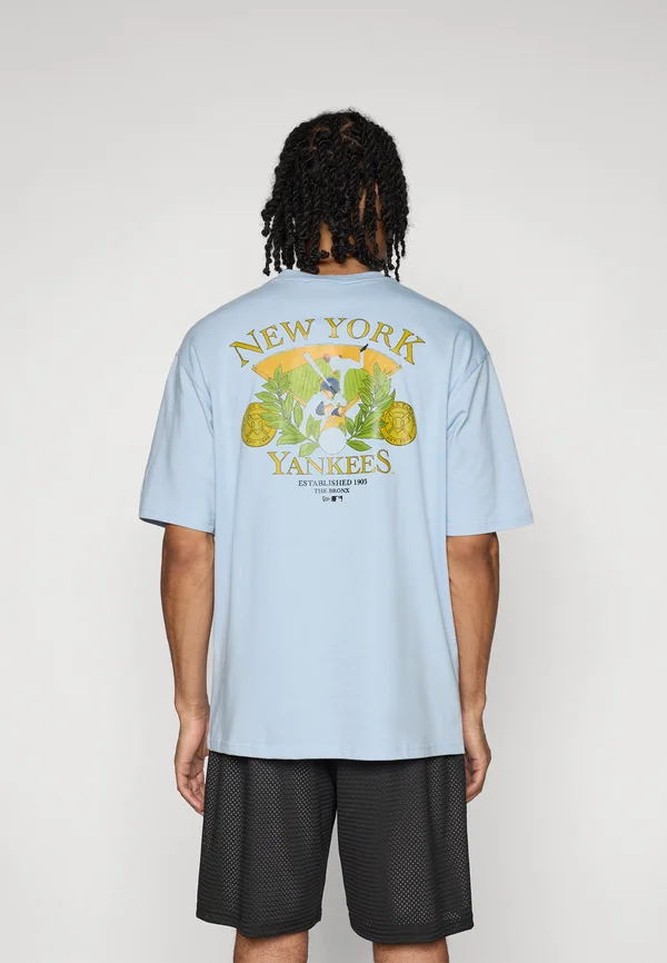 MLB NEW YORK YANKEES BASEBALL GRAPHIC TEE - Vereinsmannschaften - light blue