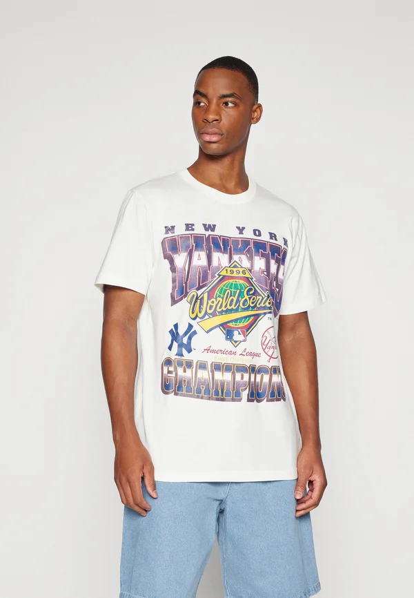 MLB NEW YORK YANKEES CHAMPS TEE - Vereinsmannschaften - off white