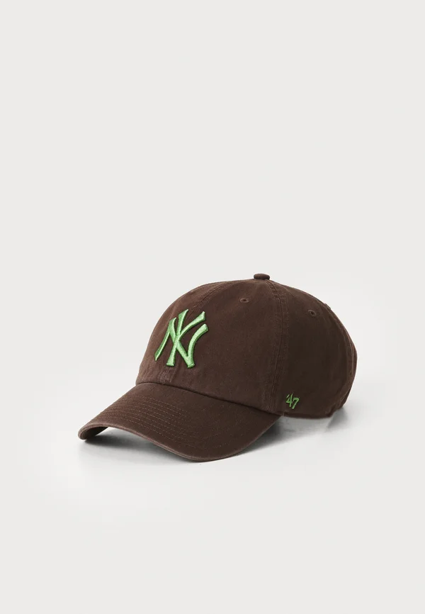 MLB NEW YORK YANKEES CLEAN UP NO LOOP LABEL UNISEX - Cap - brown