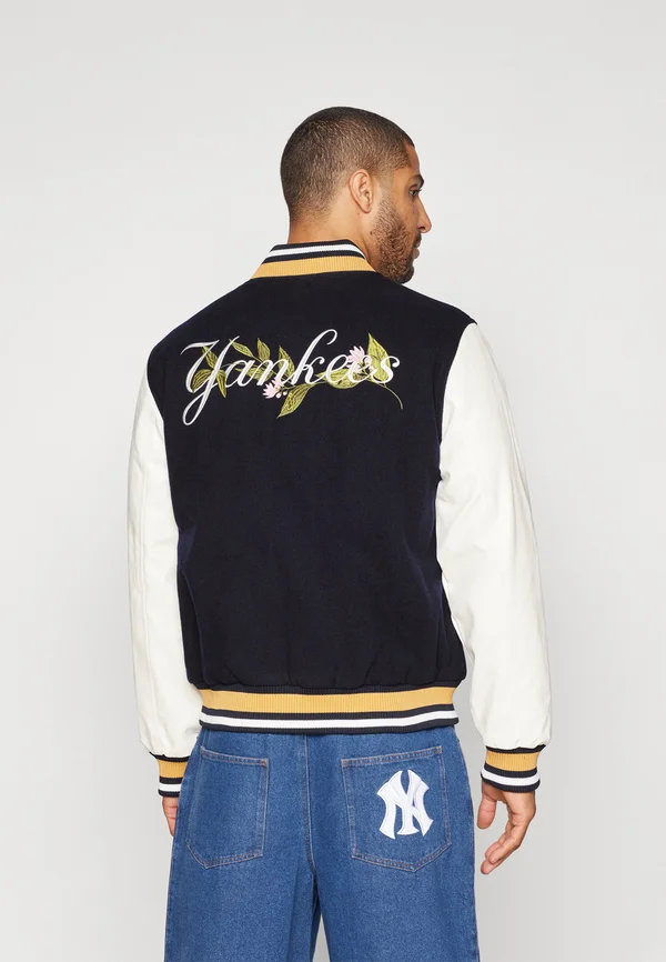 MLB NEW YORK YANKEES FLORAL VARSITY JACKET - Vereinsmannschaften - dark blue