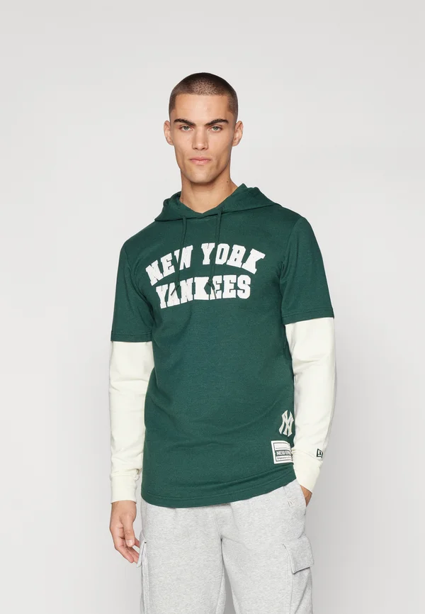 MLB NEW YORK YANKEES HOODIE - Kapuzenpullover - dark green