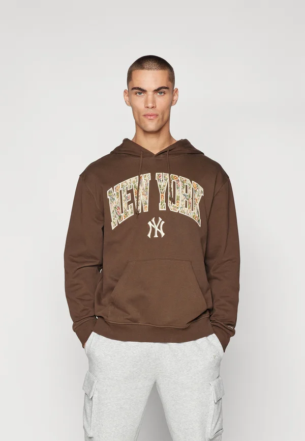 MLB NEW YORK YANKEES HOODIE - Vereinsmannschaften - dark brown