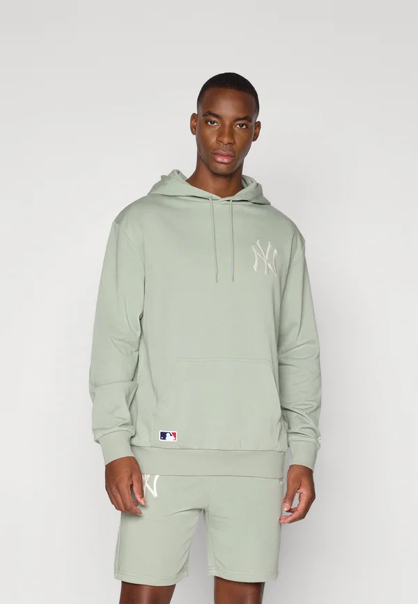 MLB NEW YORK YANKEES LEAGUE ESSENTIALS OVERSIZED HOODIE - Vereinsmannschaften - light green