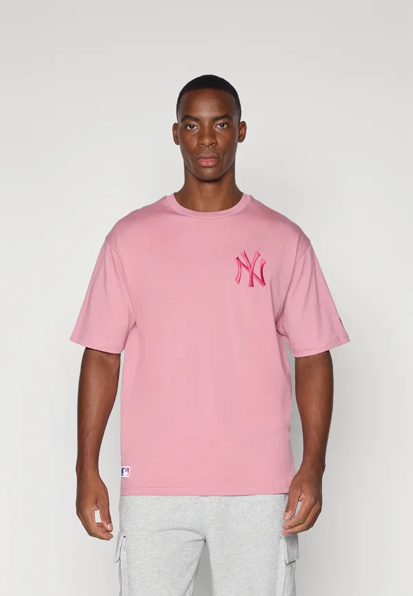 MLB NEW YORK YANKEES LEAGUE ESSENTIALS TEE - Vereinsmannschaften - pink