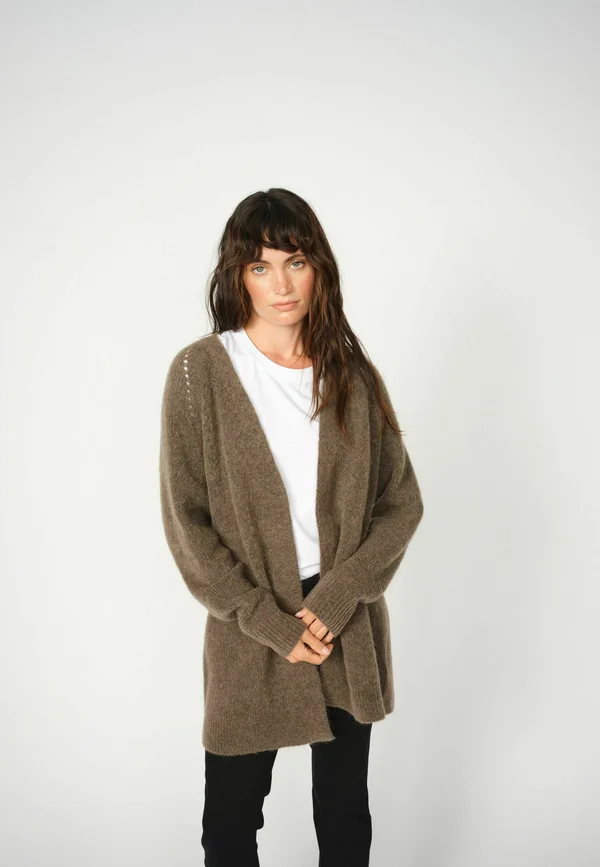 MMTHORA  - Strickjacke - light brown