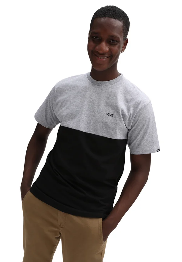 MN BLOCK  - T-Shirt print - athletic heather/black