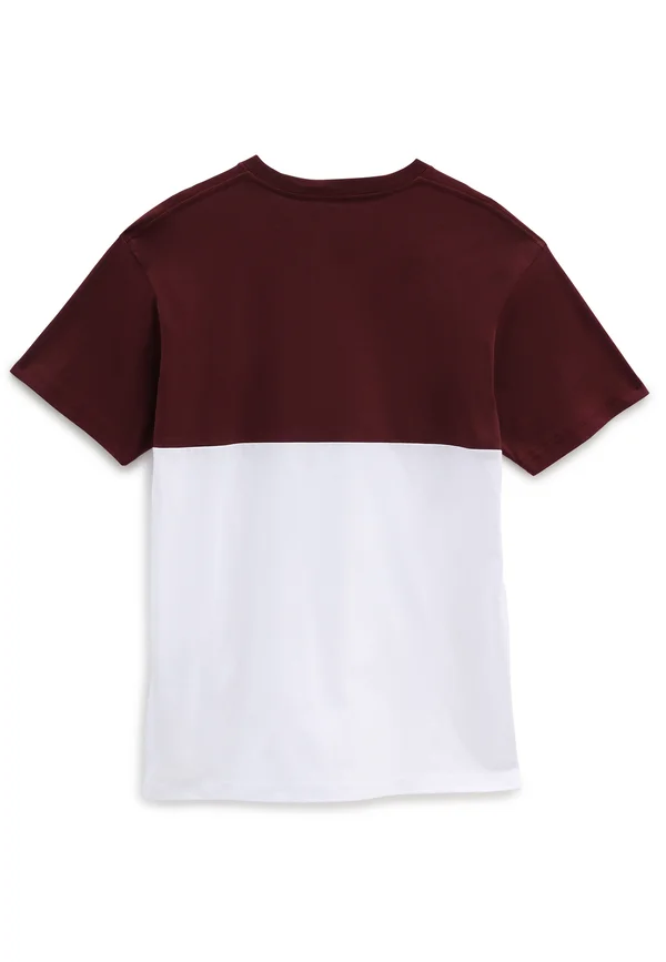 MN BLOCK  - T-Shirt print - white/port royale
