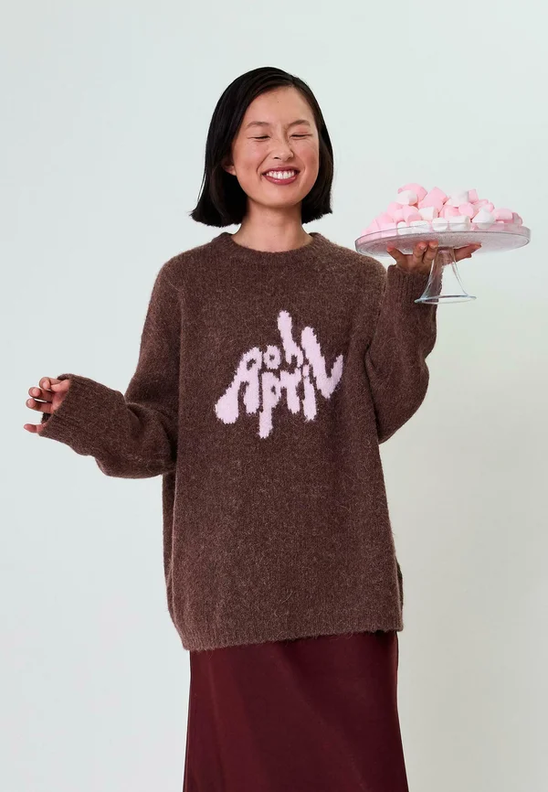 MOANI - Strickpullover - brown