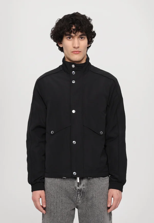 MOCK NECK - Leichte Jacke - black