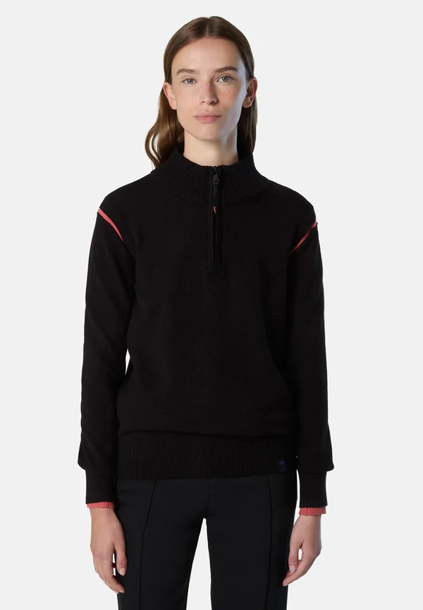 MOCK-NECK - Strickpullover - charcoal grey