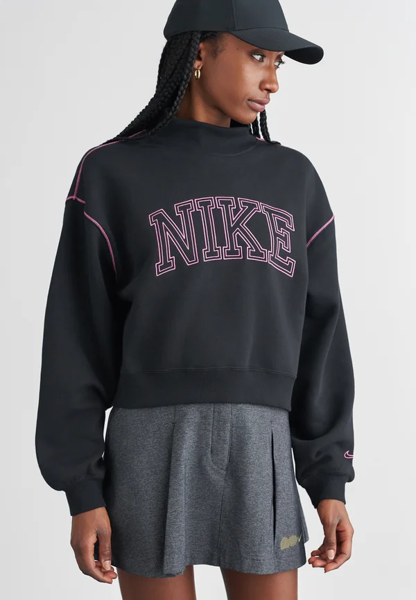 MOCK NECK - Sweatshirt - black