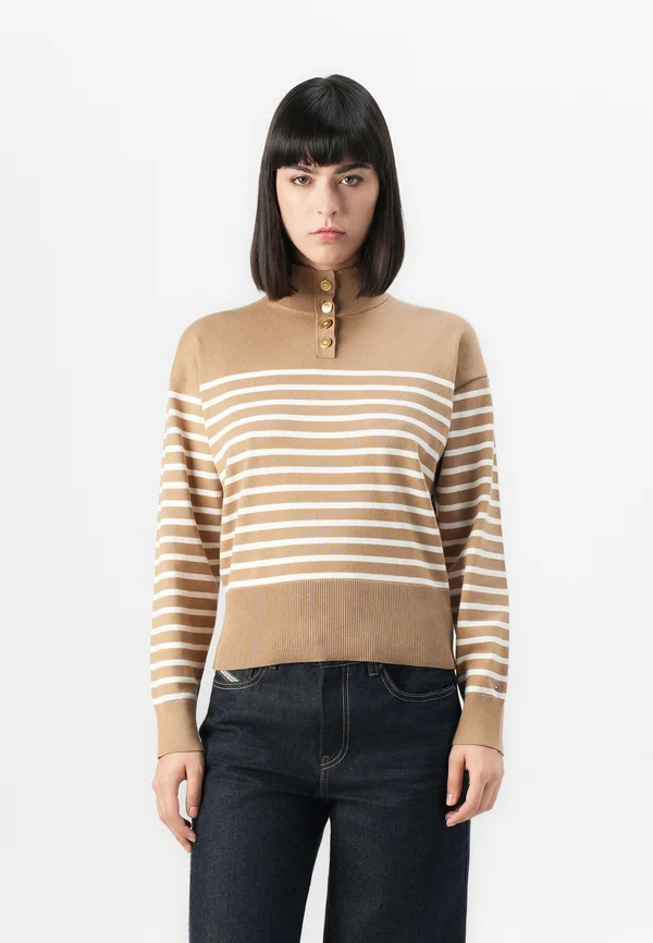 MOCK - Strickpullover - beige