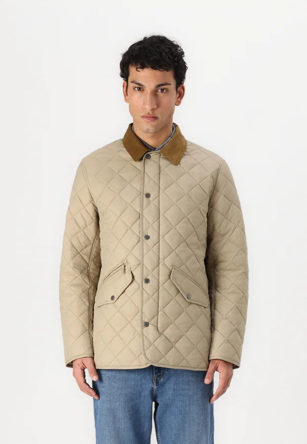 MODERN CHELSEA QUILTED JACKET - Übergangsjacke - washed stone