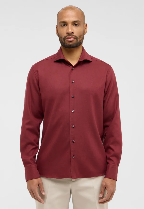 MODERN FIT - Businesshemd - dunkelrot